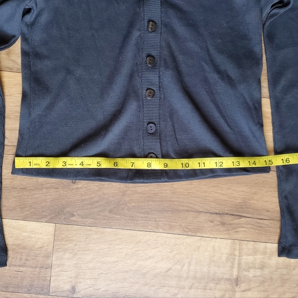 Bagatelle Collection Black Cardigan Size Small - Picture 4 of 5